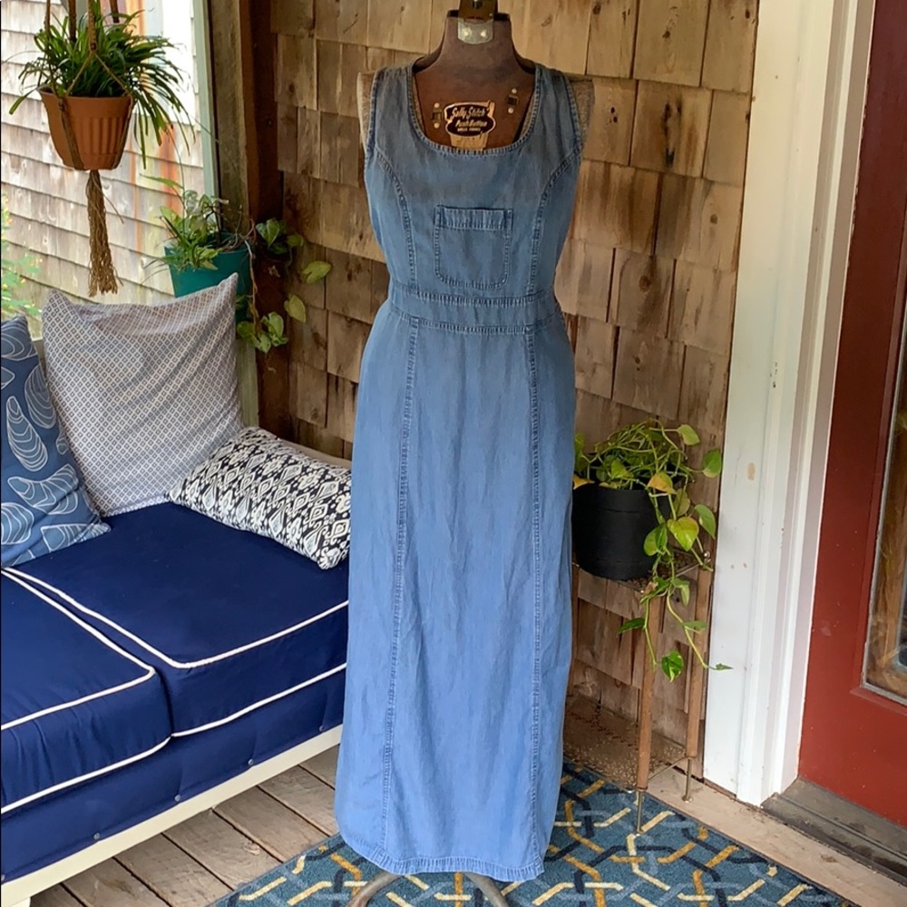 Jean Maxi Dress, Size 12